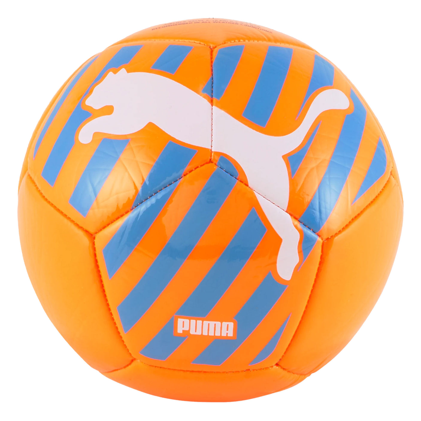 PUMA Big Cat Mini Training Ball Orange/Blue Front