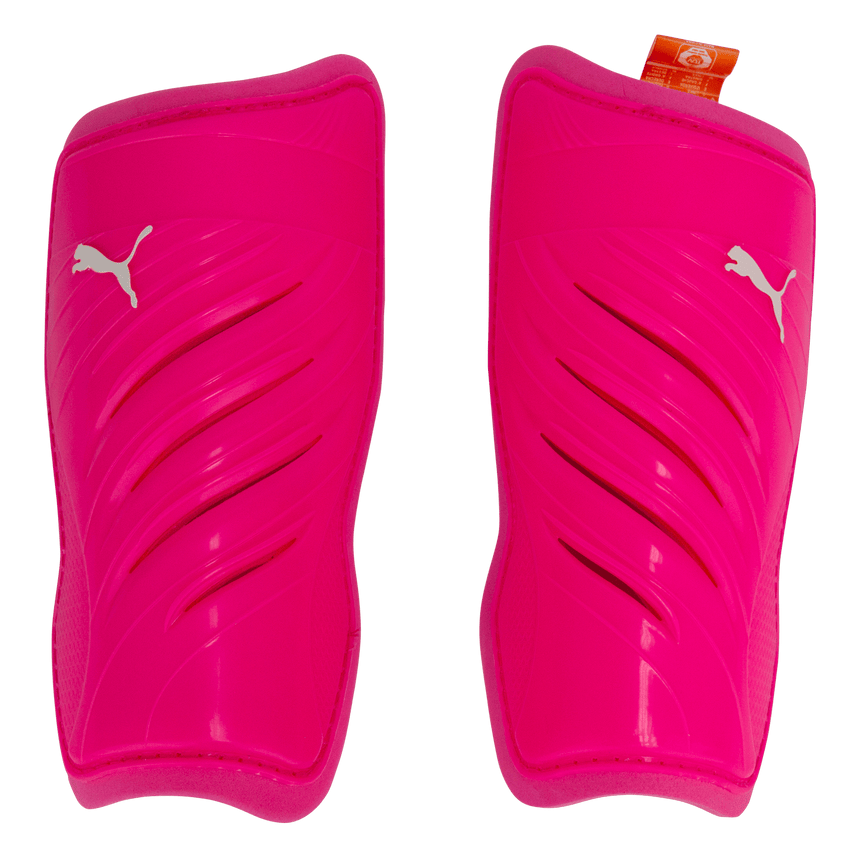 PUMA Cat Ventilation 2 USA Shin Guards Pink/White Front