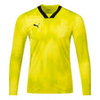 PUMA Kids Team Target Goalkeeper Long Sleeve Jersey Fluo Yellow/Black Front
