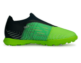 PUMA Kids Ultra 3.3 TT Turf Soccer Shoes Green/Black Side