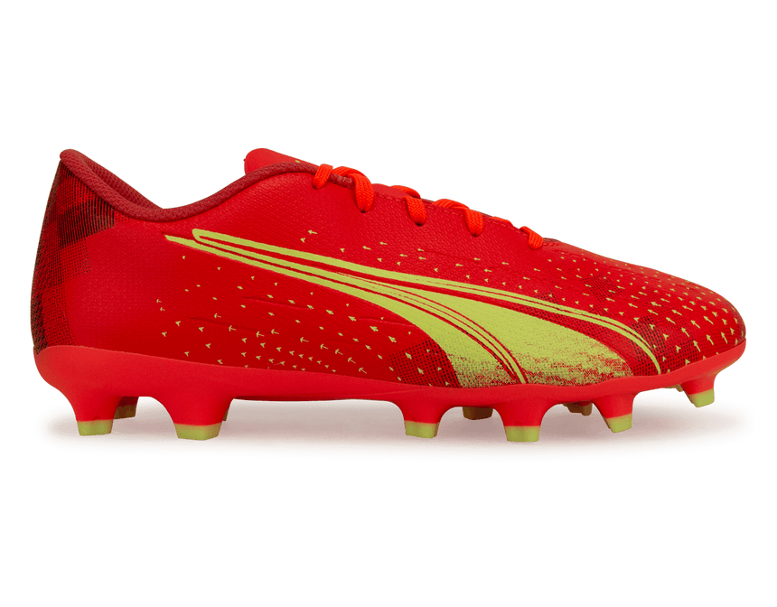 PUMA Kids Ultra FG/AG Black Front
