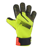 PUMA Kids Ultra Protect 3 RC Goalkeeper Gloves Yellow/Black Right Glove
