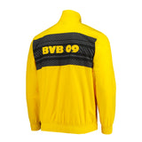 PUMA Men's Bourssia Dortmund Pre-match Jacket Cyber Yellow Back