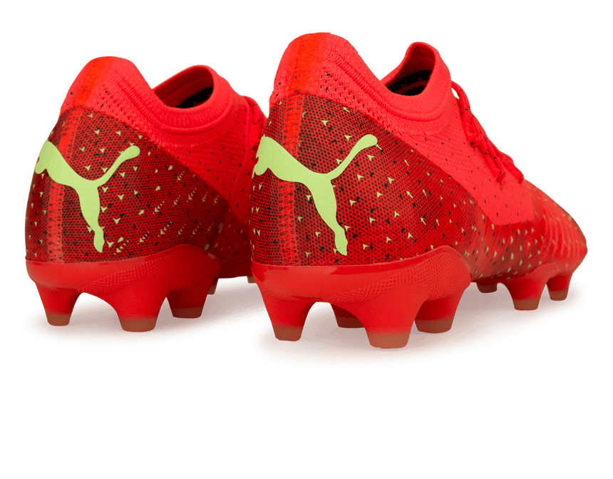 PUMA Men's FUTURE 2.4 FG/MG Coral/Black Back