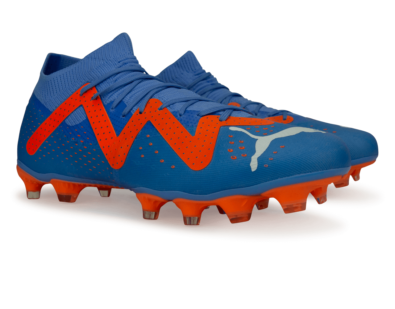 Puma soccer cleats blue sales