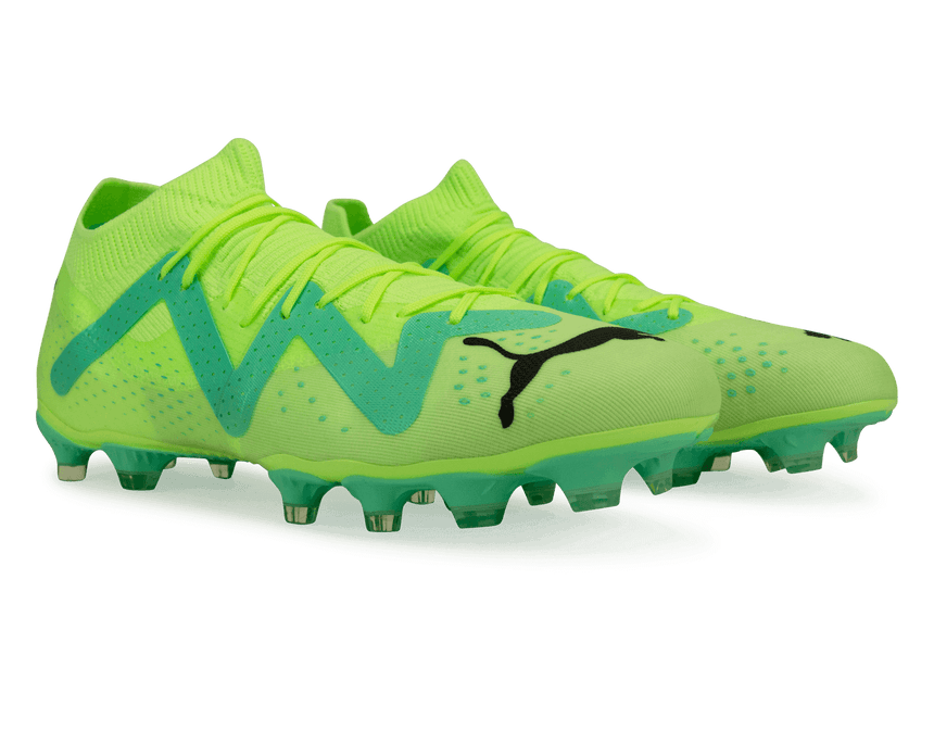 PUMA Men's Future Match FG/AG Yellow/Mint Together