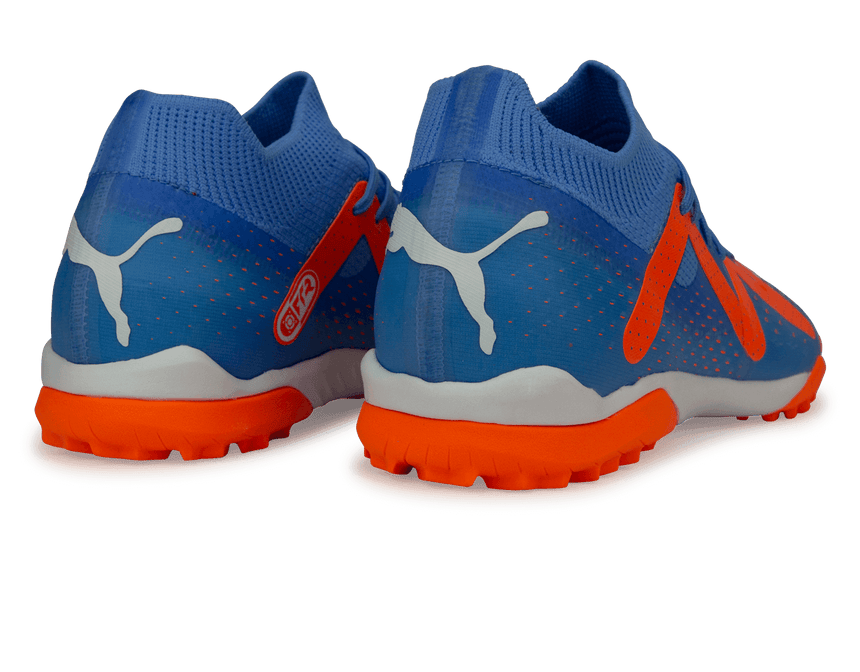 PUMA Men's Future Match TF Blue/Orange Rear