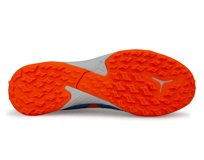 PUMA Men's Future Match TF Blue/Orange Sole