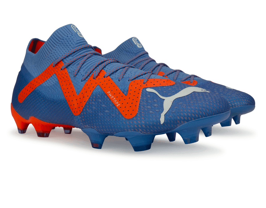 PUMA Men's Future Ultimate FG/AG Blue/Ultra Orange Together