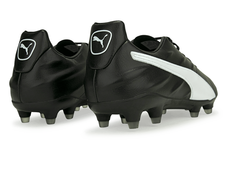 PUMA Men's King Pro 21 FG Black/White Rear