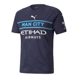 PUMA Men's Manchester City 2021/22 Third Jersey Peacoat/White Front