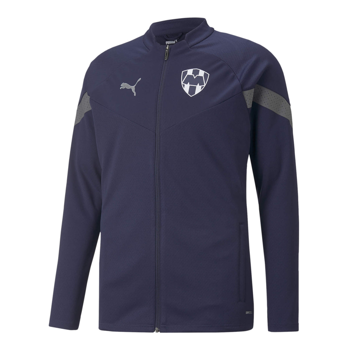 PUMA Men's Monterrey 2022/23 Training Jacket Pea Coat/Smoked Pearl ...