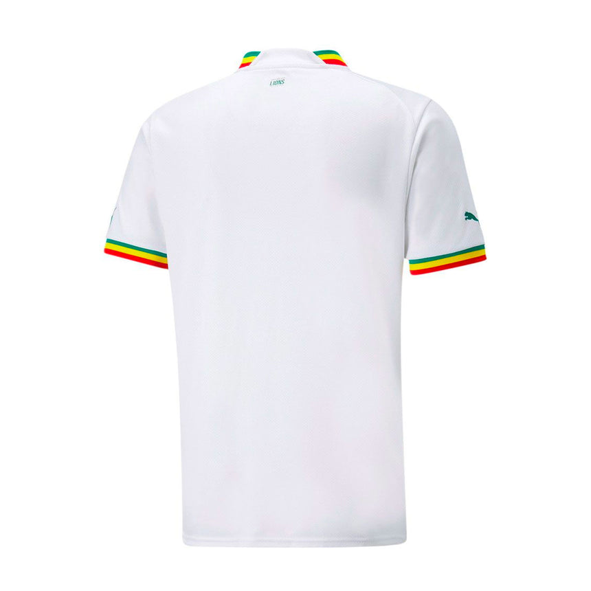 PUMA Men's Senegal 2022/23 Home Jersey White/Red Back