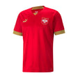 PUMA Men's Serbia 2022/23 Home Jersey Red/Gold Front