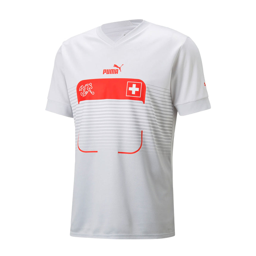 PUMA Men's Switzerland 2022/23 Away Jersey Nim Bus Cloud/ Harbor Mist Front