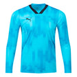 PUMA Men's Team Target Goalkeeper Long Sleeve Jersey Bright Aqua/Black Front