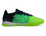 PUMA Men's Ultra 3.3 IT Indoor Soccer Shoes Green/Black Side