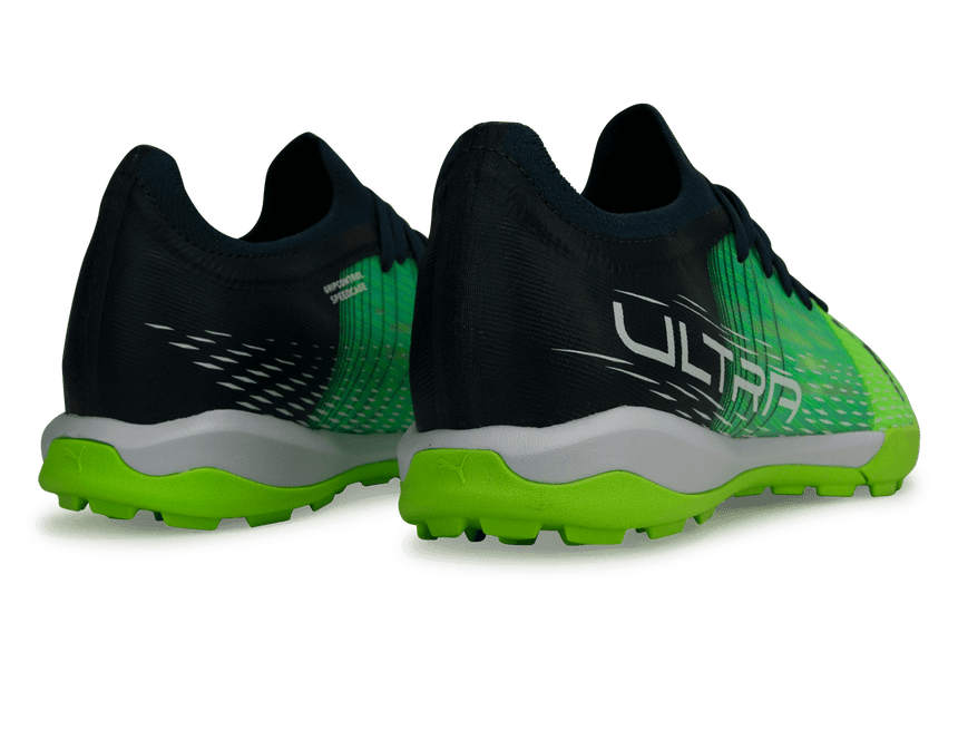 PUMA Men's Ultra 3.3 TT Turf Soccer Shoes Green/Black