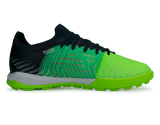 PUMA Men's Ultra 3.3 TT Turf Soccer Shoes Green/Black