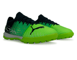 PUMA Men's Ultra 3.3 TT Turf Soccer Shoes Green/Black