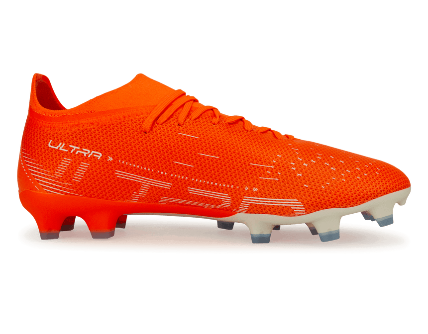 PUMA Men's Ultra Match FG/MG Orange/Blue Side