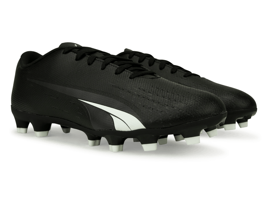 PUMA Men's Ultra Play FG/AG Black/White Together