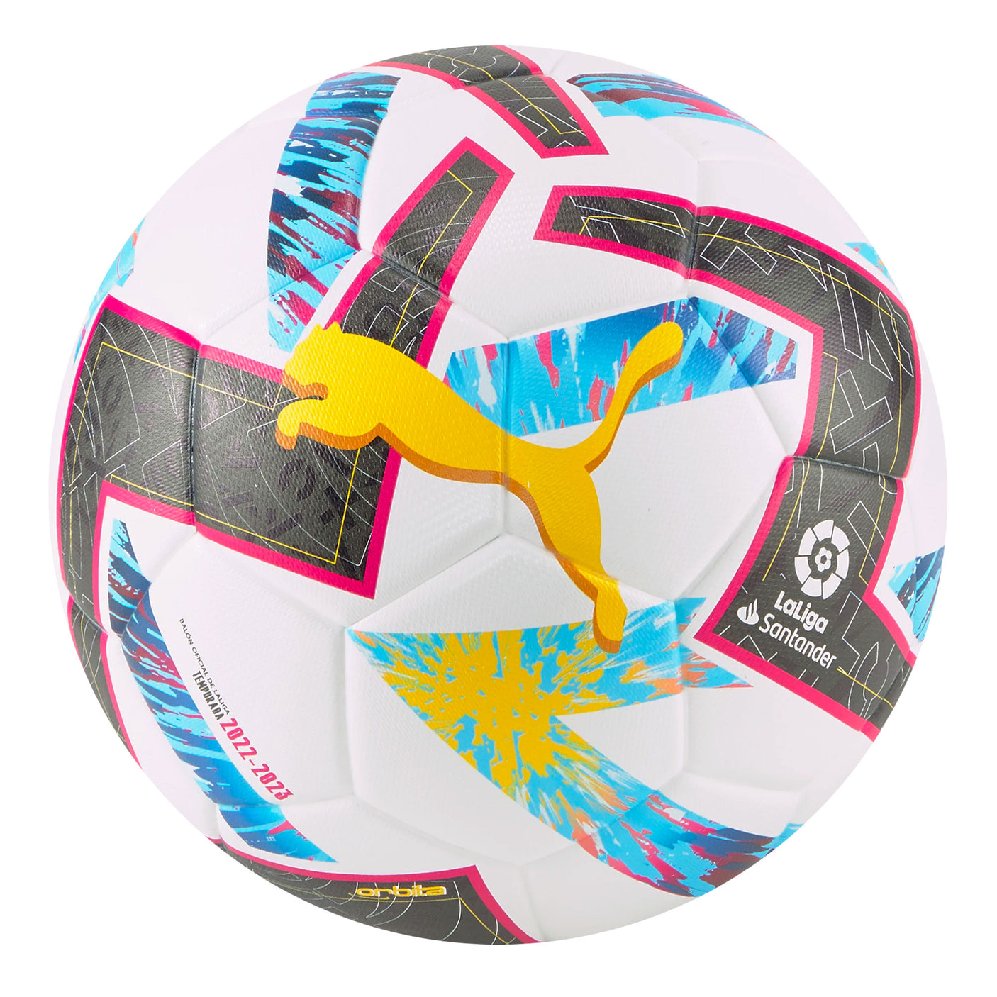 Puma Orbita La Liga FIFA Quality Pro Soccer Ball 23/24 - Yellow, SOCCER.COM