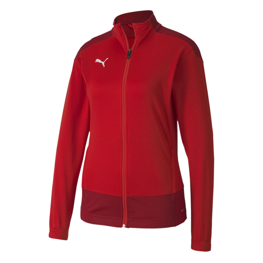 PUMA Women's Team Goal 2022/23 Training Jacket Rogue/Chili Pepper Front