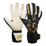 Reusch Men's Goalkeeper Attrakt Gold X Glueprint Gloves Black/Gold Both